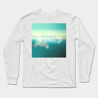 Dreamy Seascape Bokeh Long Sleeve T-Shirt